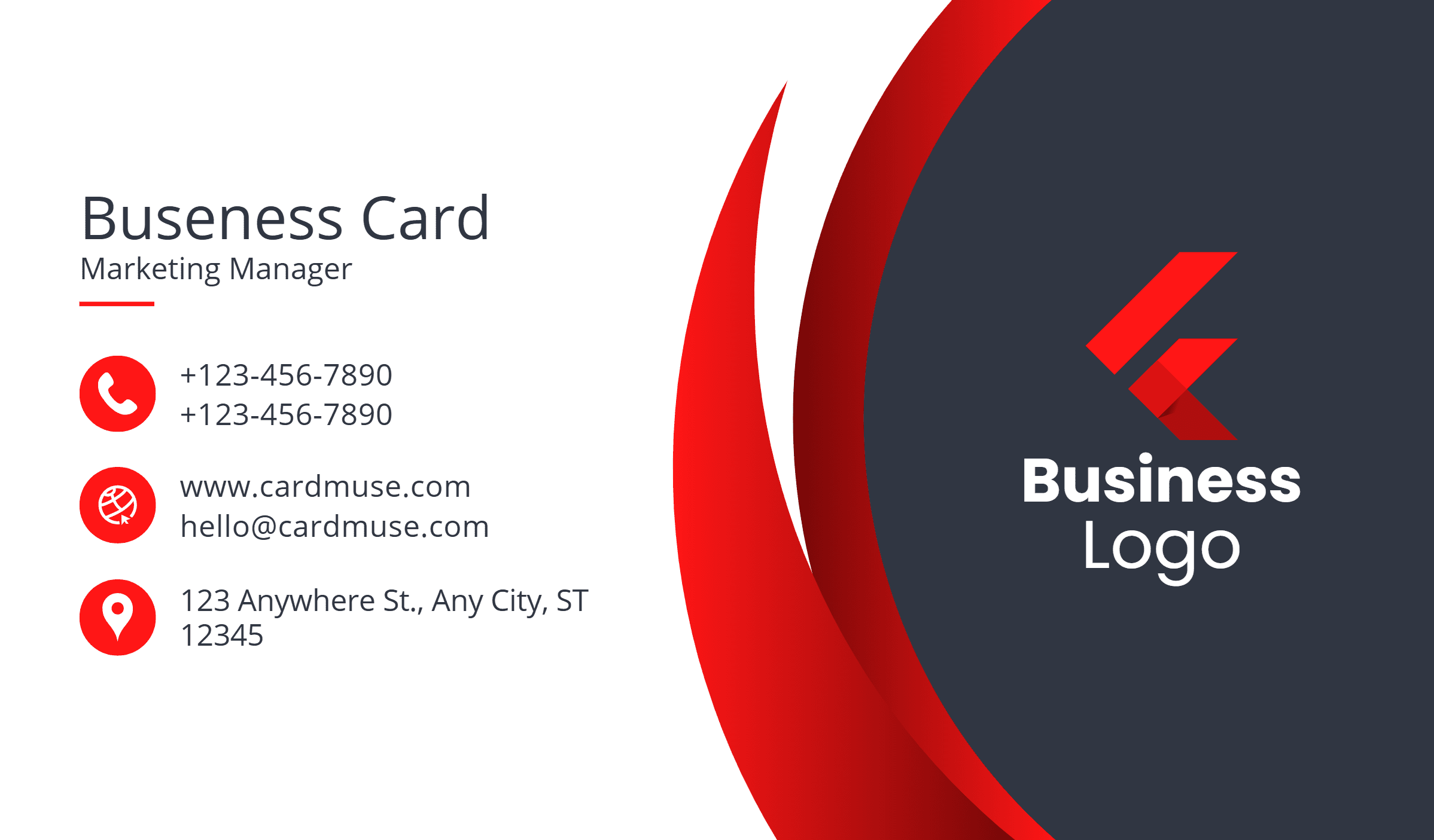 Business Card Example